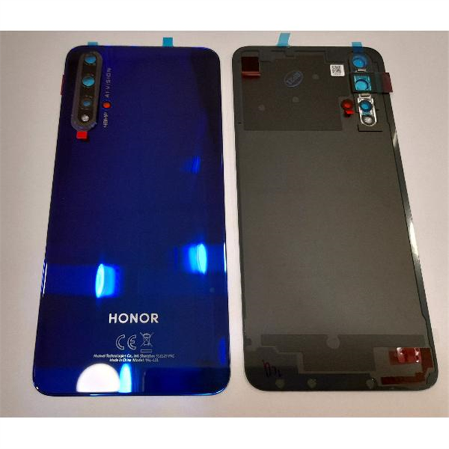 Tapa trasera o tapa batería azul 02352TXL para Huawei Honor 20 Pro mas lente camara service pack Premium