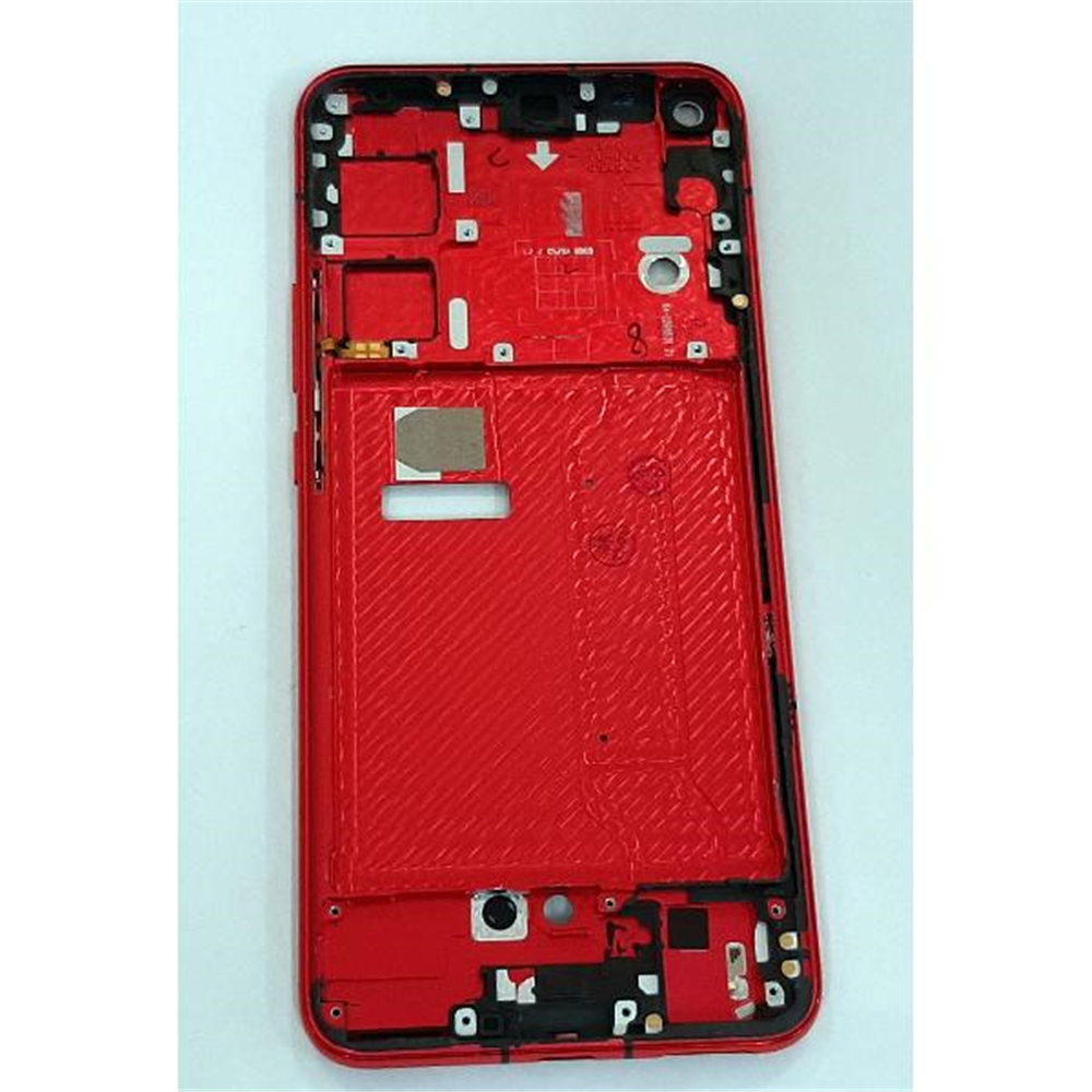 Carcasa central o marco rojo para Huawei Nova 7 Honor 30 calidad premium