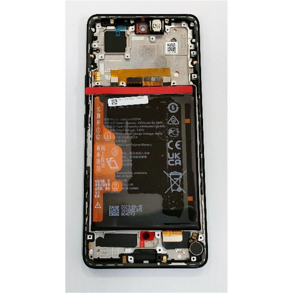 Pantalla LCD 02354GLV para Huawei honor 50 5G mas tactil negro mas marco negro service pack