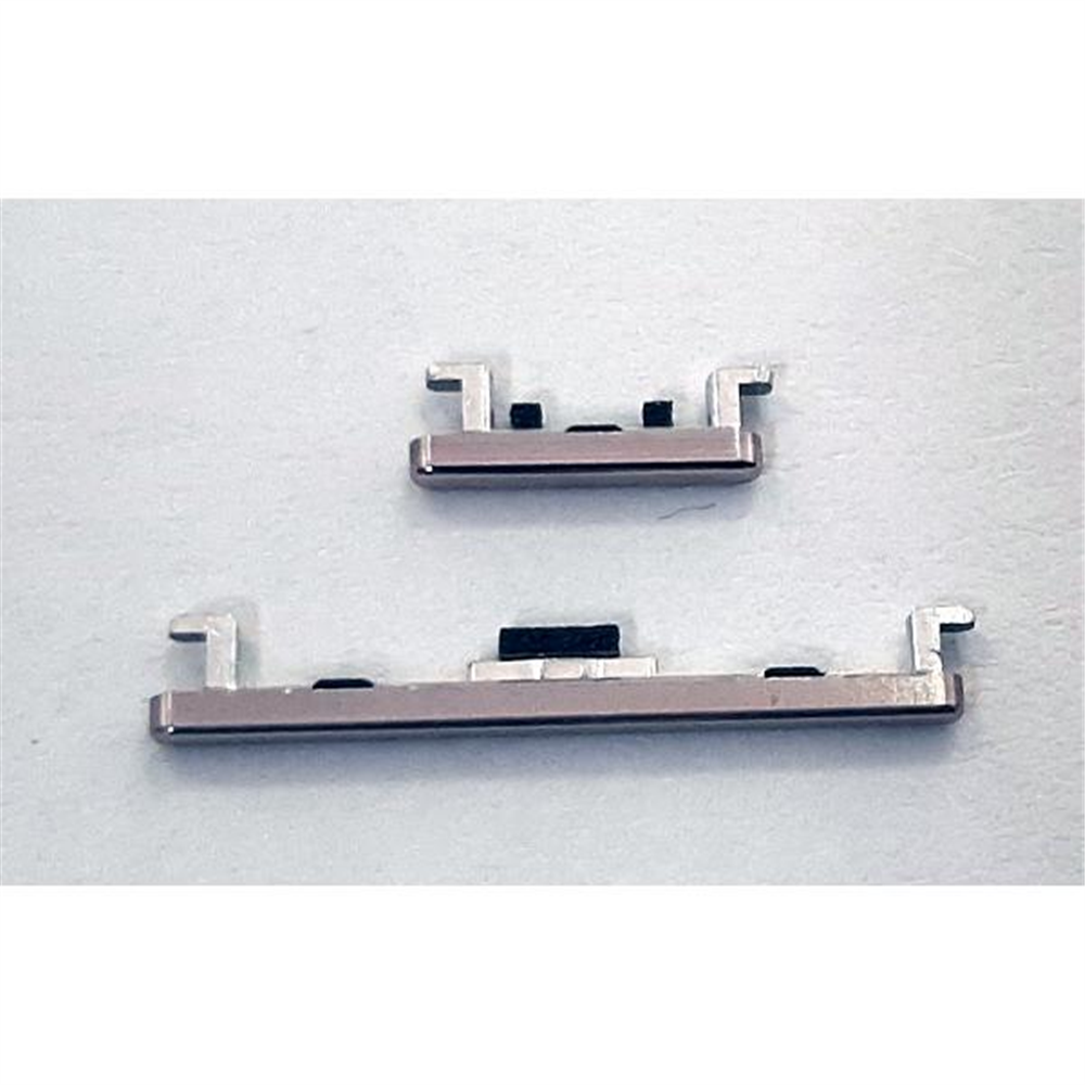 Set 2 botones platas para Huawei Honor 50 5G calidad premium