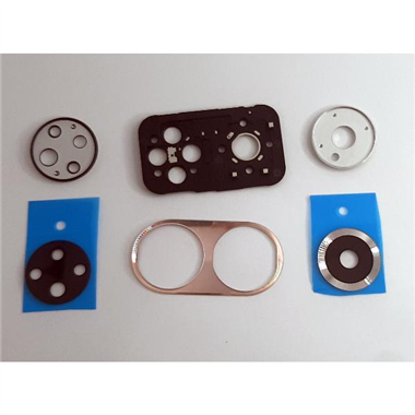 Set cubierta camara mas cristal rosa para Huawei Honor 50 5G calidad premium
