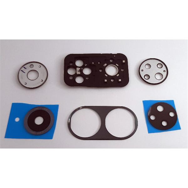 Set cubierta camara mas cristal negro para Huawei Honor 50 5G calidad premium