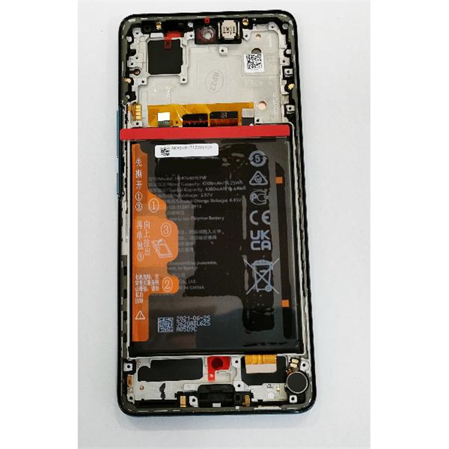 Pantalla LCD 02354GLW para Huawei honor 50 5G mas tactil negro mas marco verde service pack