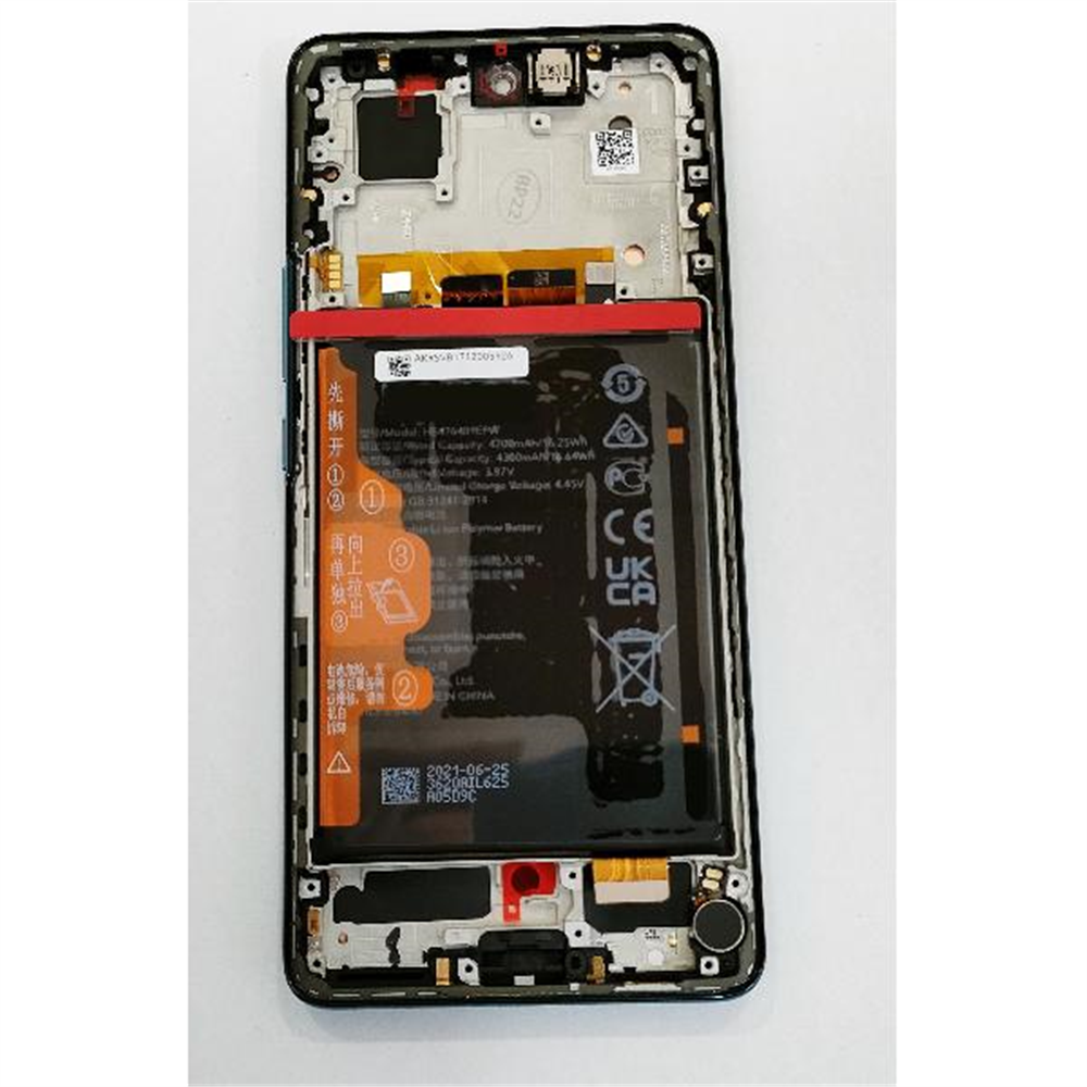Pantalla LCD 02354GLW para Huawei honor 50 5G mas tactil negro mas marco verde service pack