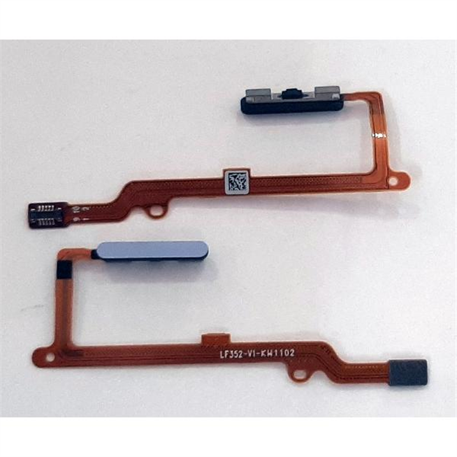 Flex lector huella azul claro para Huawei Honor 50 Lite Nova 8I calidad premium