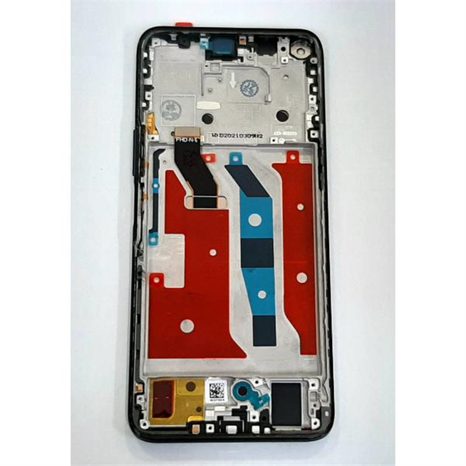 Pantalla lcd para Huawei Honor 50 Lite Nova 8I mas tactil negro mas marco azul calidad premium