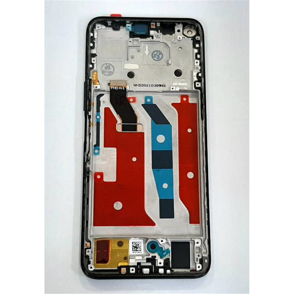 Pantalla lcd para Huawei Honor 50 Lite Nova 8I mas tactil negro mas marco azul calidad premium