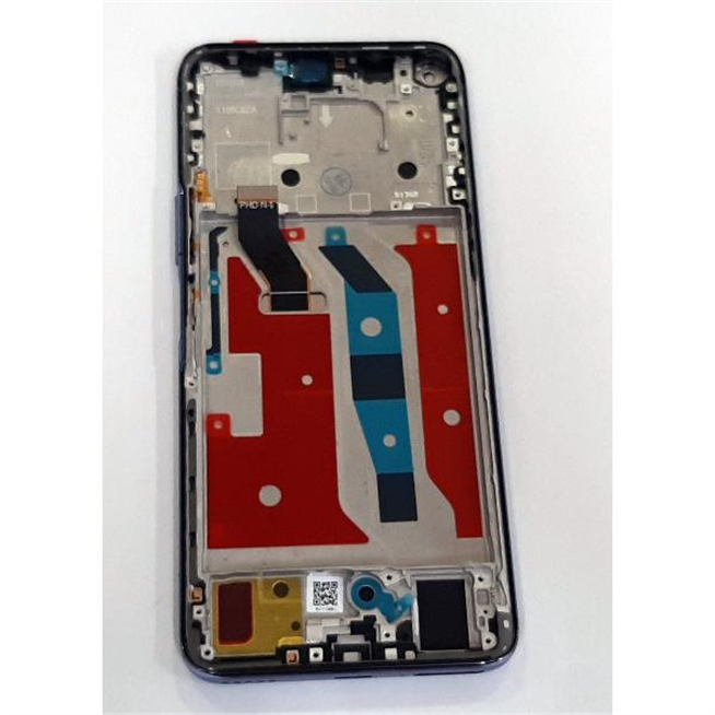 Pantalla lcd para Huawei Honor 50 Lite Nova 8I mas tactil negro mas marco purpura calidad premium