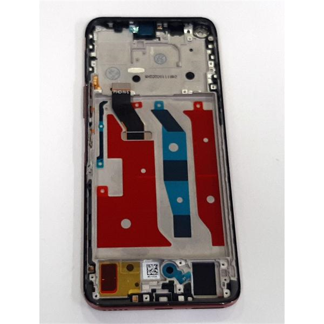 Pantalla lcd para Huawei Honor 50 Lite Nova 8I mas tactil negro mas marco rosa calidad premium