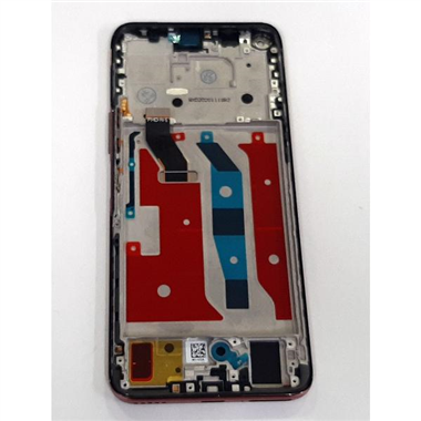 Pantalla lcd para Huawei Honor 50 Lite Nova 8I mas tactil negro mas marco rosa calidad premium