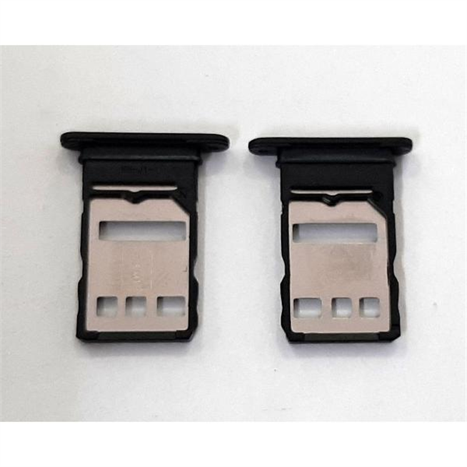 Soporte o bandeja dual sim negra para Huawei Honor 50 Lite calidad premium