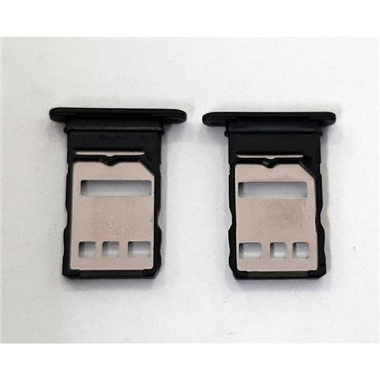 Soporte o bandeja dual sim negra para Huawei Honor 50 Lite calidad premium