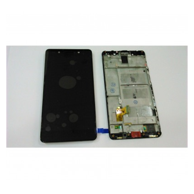 Huawei Honor 7 PLK-AL10 pantalla lcd + tactil negro + marco premium