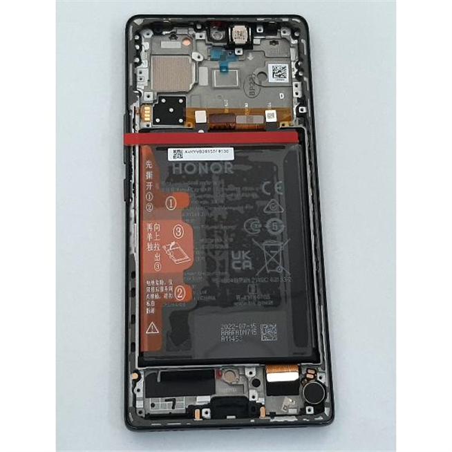 Pantalla lcd para Huawei Honor 70 0235ACMF Fennie-AN00B mas tactil negro mas marco negro mas altavoz auricular mas