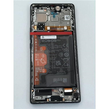 Pantalla lcd para Huawei Honor 70 0235ACMF Fennie-AN00B mas tactil negro mas marco negro mas altavoz auricular mas