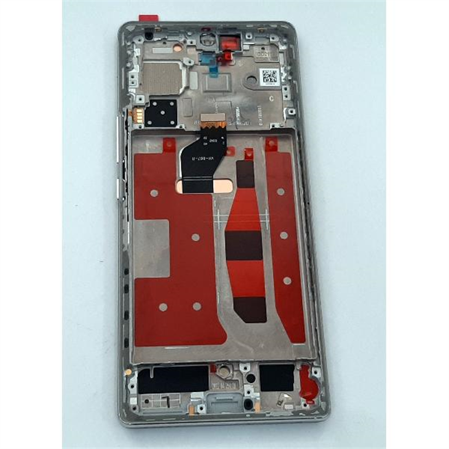 Pantalla lcd para Huawei Honor 70 FNE-AN00 mas tactil negro mas marco plata calidad premium