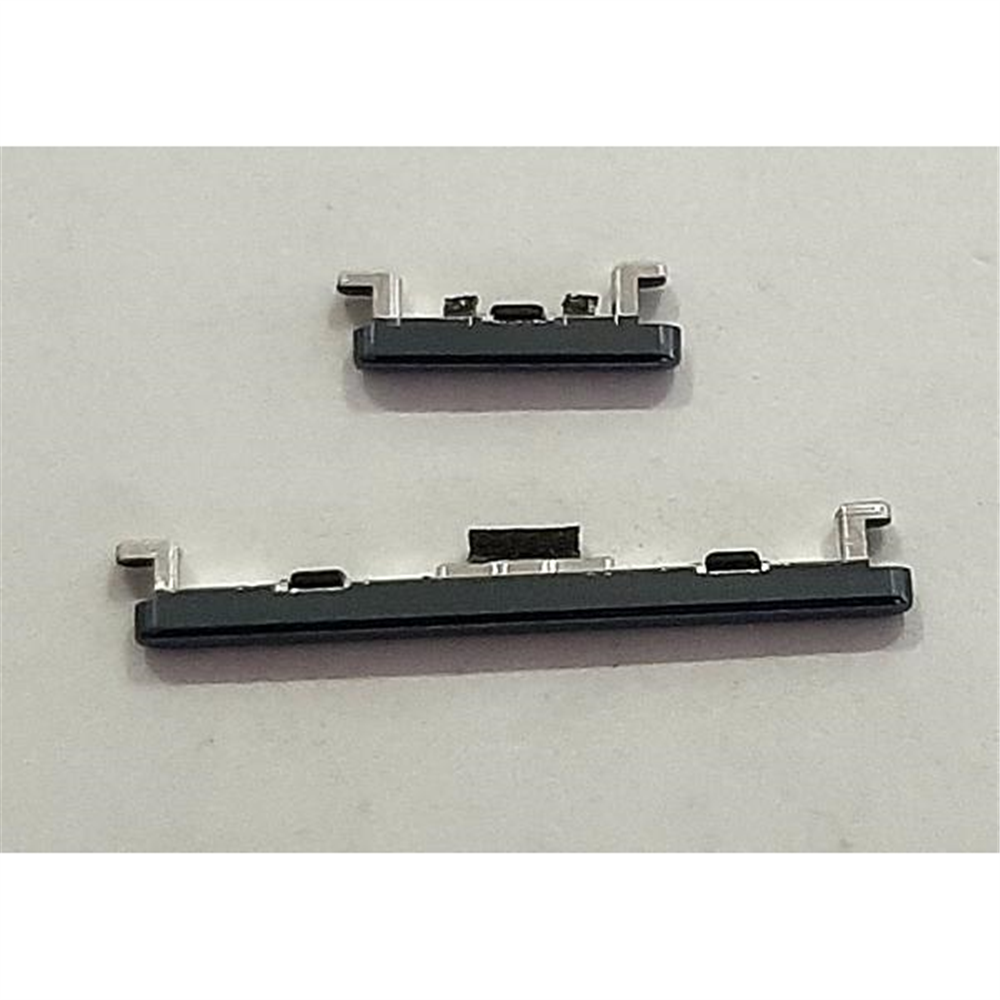 Set 2 botones negros para Huawei Honor 70 FNE-AN00 calidad premium