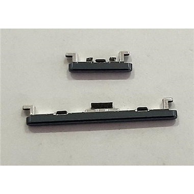 Set 2 botones negros para Huawei Honor 70 FNE-AN00 calidad premium