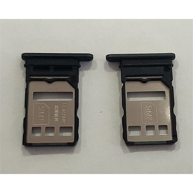 Soporte o bandeja dual sim negra para Huawei Honor 70 FNE-AN00 calidad premium