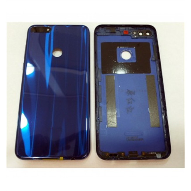 Huawei Honor 7C Enjoy 8 Y7 2018 Y7 Prime 2018 tapa trasera o tapa bateria azul brillante