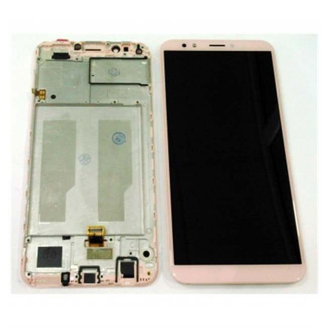 Pantalla lcd para Huawei Honor 7C Enjoy 8 Y7 2018 Y7 Prime 2018 mas tactil rosa mas marco rosa calida premium