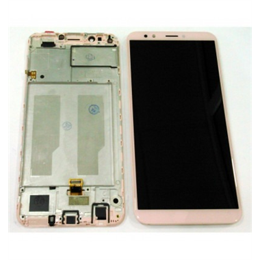 Pantalla lcd para Huawei Honor 7C Enjoy 8 Y7 2018 Y7 Prime 2018 mas tactil rosa mas marco rosa calida premium