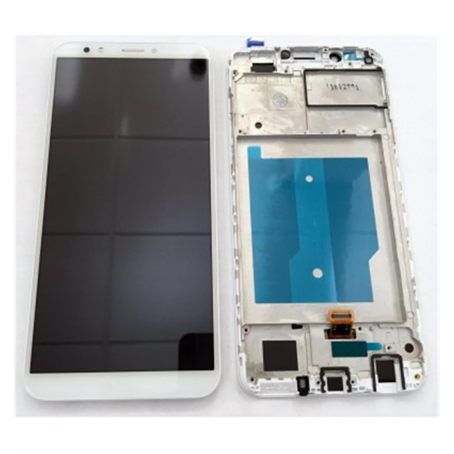 Huawei Honor 7C Enjoy 8 Y7 2018 Y7 Prime 2018 pantalla lcd + tactil blanco + marco premium