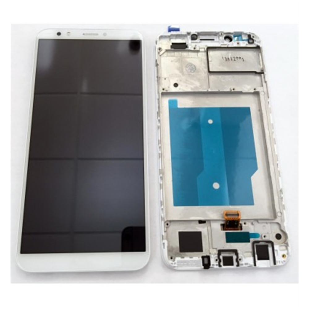 Huawei Honor 7C Enjoy 8 Y7 2018 Y7 Prime 2018 pantalla lcd + tactil blanco + marco premium
