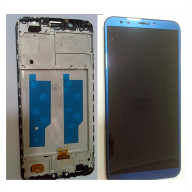 Pantalla LCD para Huawei Honor 7C Enjoy 8 LND-AL30 LND-AL40 mas tactil azul mas marco negro