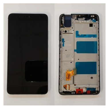 Huawei Honor 7i pantalla lcd + táctil negro + marco premium