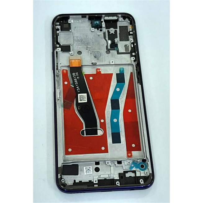 Pantalla LCD para Huawei Honor 9X HLK-AL00 HLK-TL00 mas tactil negro mas marco purpura calidad premium