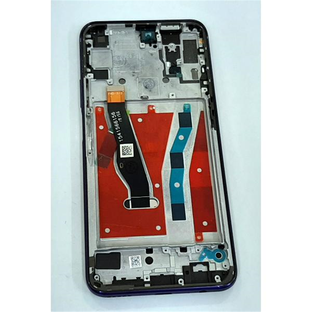 Pantalla LCD para Huawei Honor 9X HLK-AL00 HLK-TL00 mas tactil negro mas marco purpura calidad premium