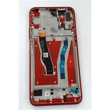 Pantalla lcd para Huawei Honor 9X HLK-AL00 HLK-TL00 mas tactil negro mas marco rojo compatible