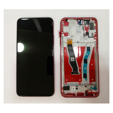 Pantalla LCD para Huawei Honor 9X HLK-AL00 HLK-TL00 mas tactil negro mas marco rojo