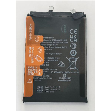 Bateria HB466596EFW 4800mAh para Huawei Honor Magic 4 Lite 5G Service Pack