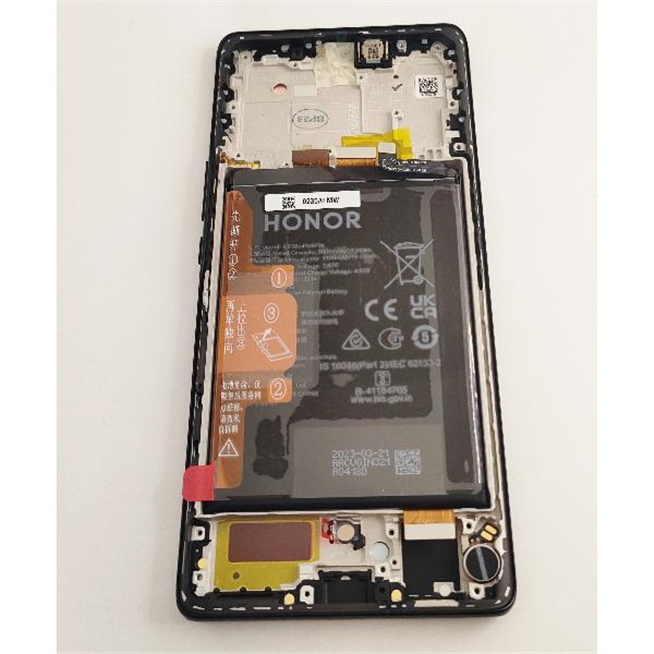 Pantalla lcd para Huawei Honor Magic 5 Lite H0235AEMW mas tactil negro mas marco negro Service Pack