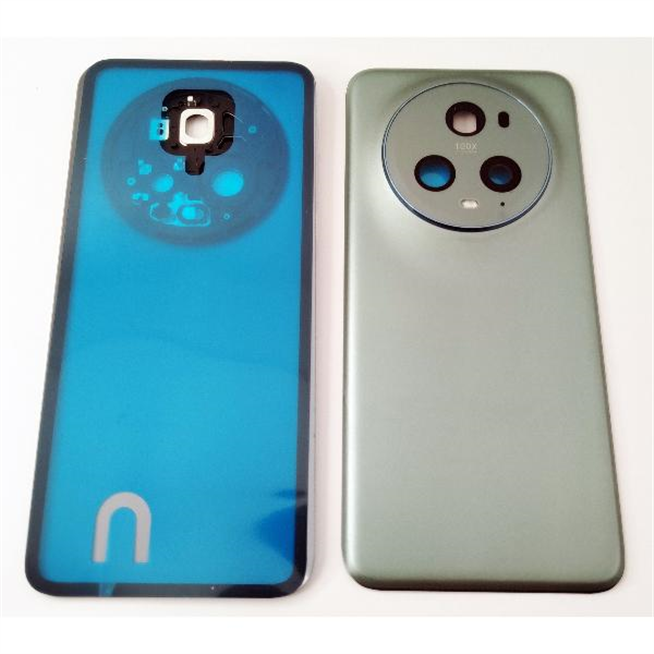 Tapa trasera o tapa bateria verde para Honor Magic 5 Pro 5G mas cubierta camara