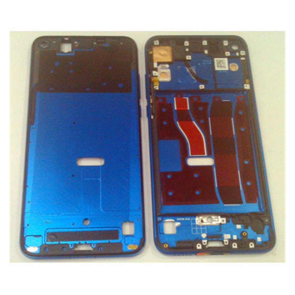Carcasa central o marco azul para Huawei Honor V20 calidad premium