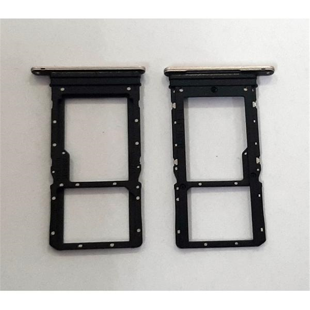 Soporte o bandeja dual sim dorada para Huawei Honor X7 calidad premium