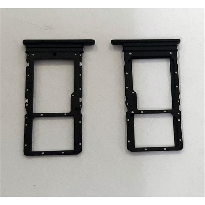 Soporte o bandeja dual sim negra para Huawei Honor X7 calidad premium