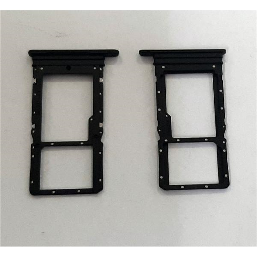 Soporte o bandeja dual sim negra para Huawei Honor X7 calidad premium