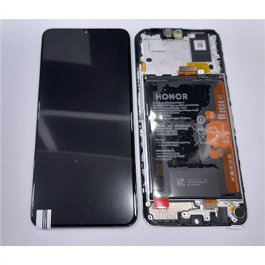 Pantalla lcd para Huawei Honor X7a 0235AENA mas tactil negro mas marco negro Service Pack