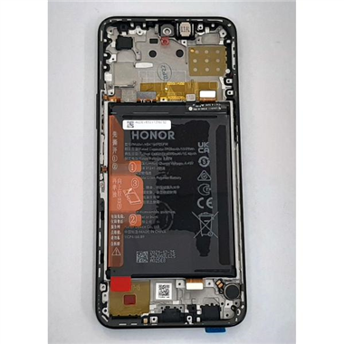 Pantalla lcd para Huawei Honor X8 0235ABUY mas tactil negro mas marco azul Service Pack