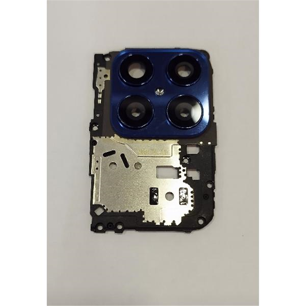 Placa de sujecion de la placa base para Honor X8 4G mas lente de camara y bisel calidad premium