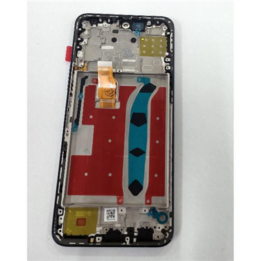 Pantalla lcd para Huawei Honor X8 mas tactil negro mas marco azul calidad premium