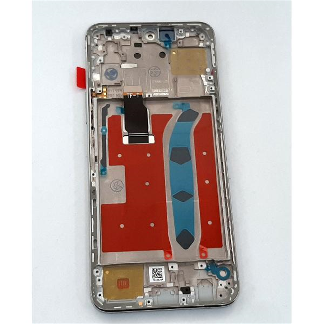 Pantalla lcd para Huawei Honor X8 Tiffany-L316 mas tactil negro mas marco plata compatible