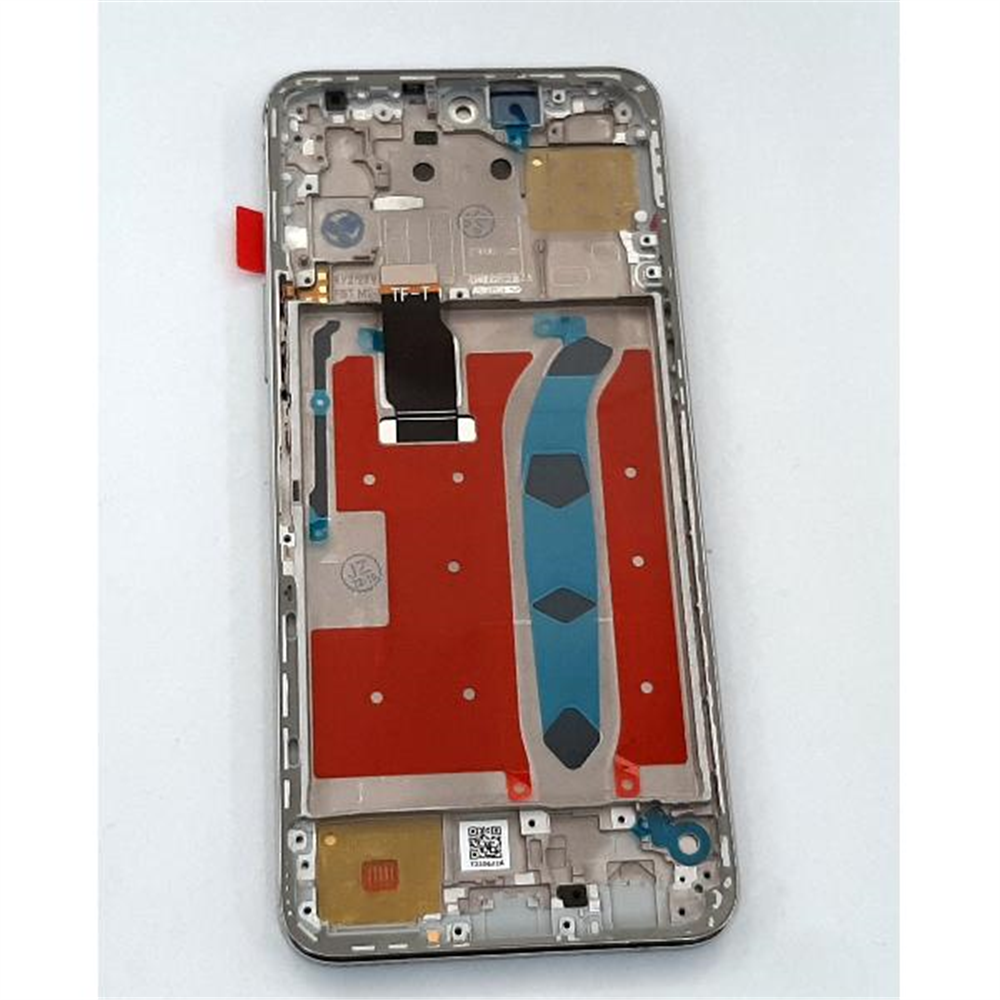 Pantalla lcd para Huawei Honor X8 Tiffany-L316 mas tactil negro mas marco plata compatible