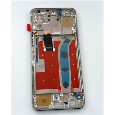 Pantalla lcd para Huawei Honor X8 Tiffany-L316 mas tactil negro mas marco plata compatible