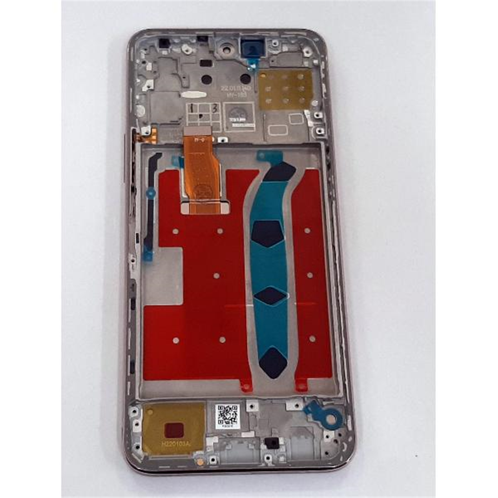 Pantalla lcd para Huawei Honor X8mas tactil negro mas marco rosa calidad premium