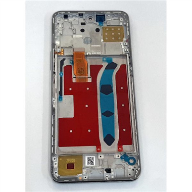 Pantalla lcd para Huawei Honor X8mas tactil negro mas marco plata calidad premium
